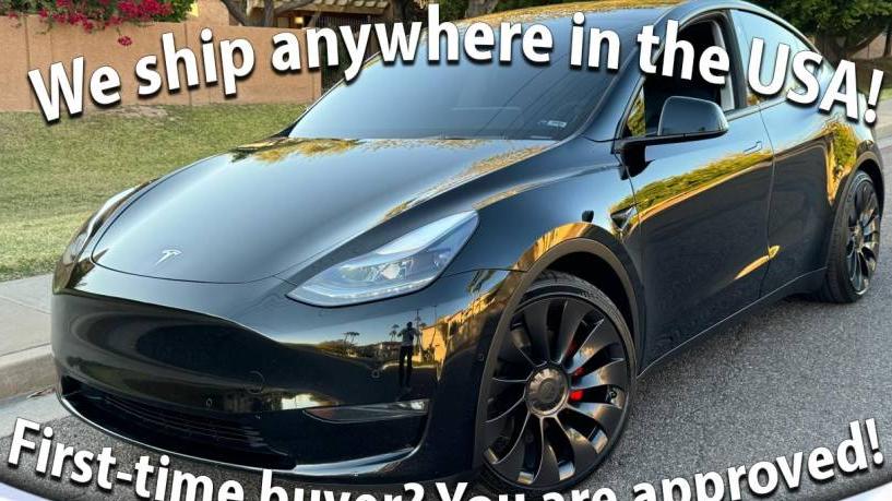 TESLA MODEL Y 2022 7SAYGDEFXNF493491 image